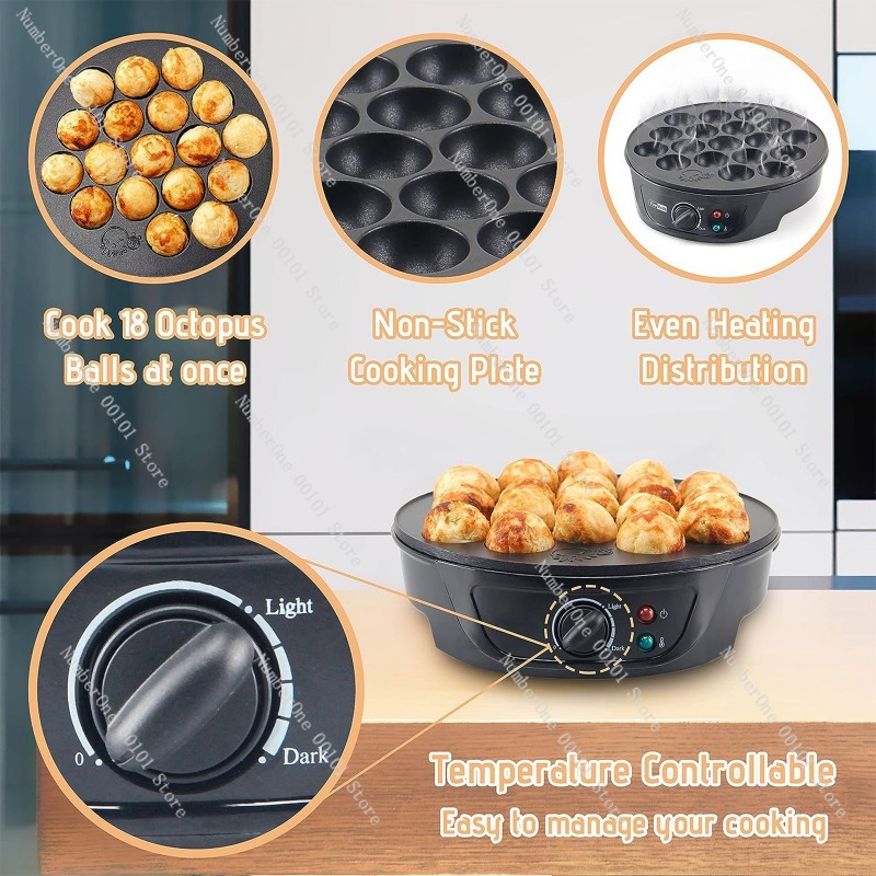 Хит продаж: Электрическая маши – обзор и цена Takoyaki Grill Plate